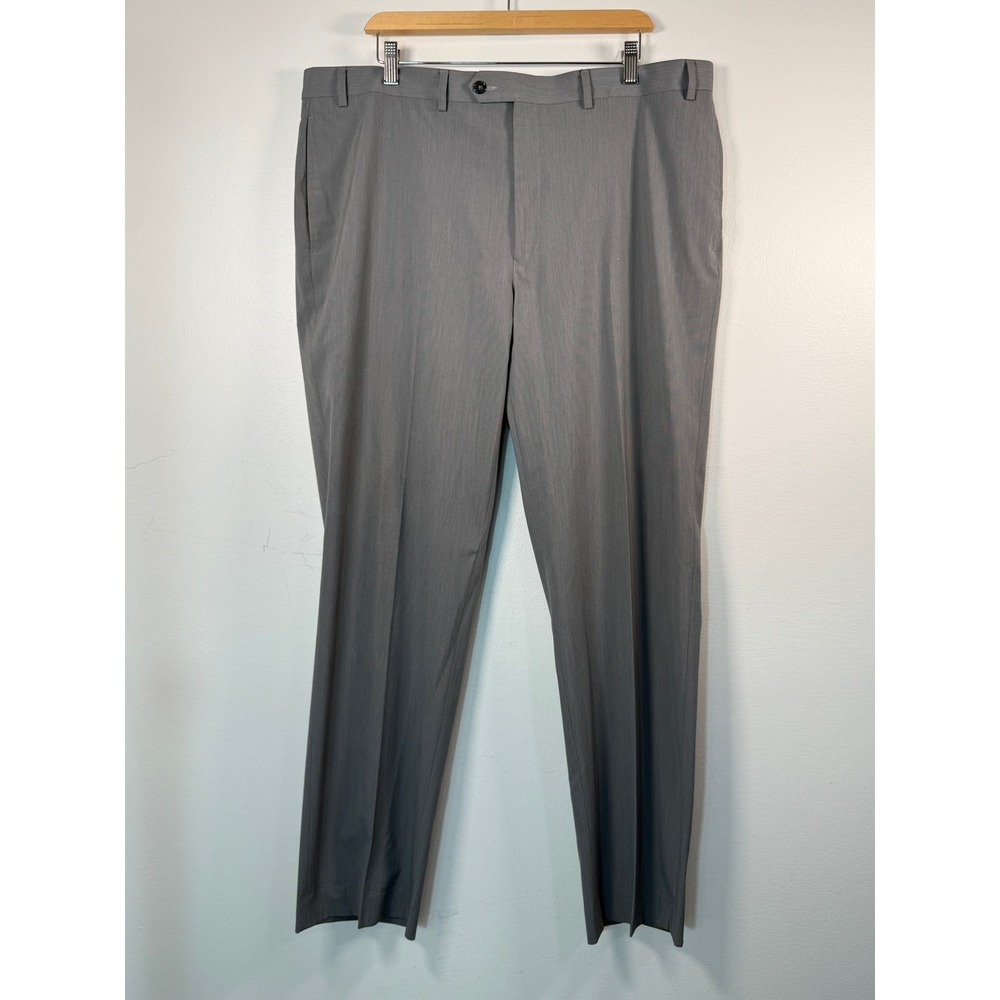Lauren Ralph Lauren Dress Pants Men 40W x 32L Grey Flat Front Office EUC